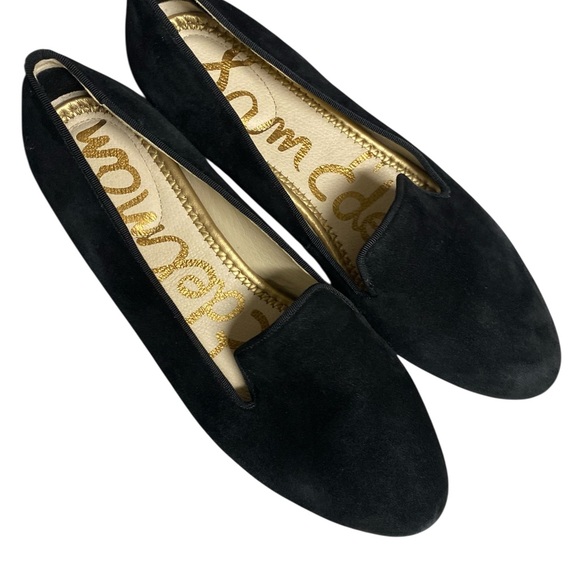 Sam Edelman Classic Black Suede Loafers Size 7.5 - Picture 4 of 7